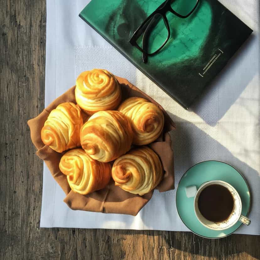 Foto deliciosa de Cruffins Caseiros pronta para servir - Outras Receitas