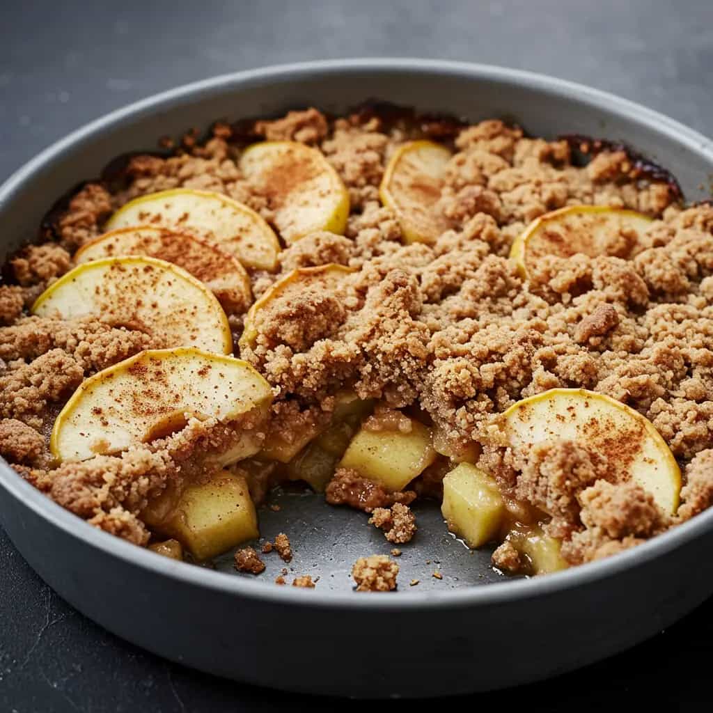 Crumble de Maçã com Aveia