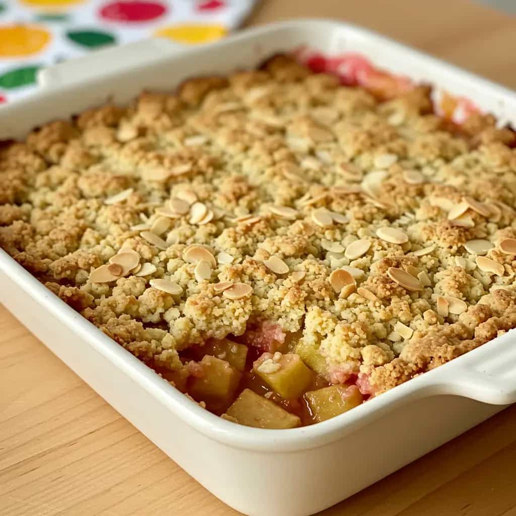 Crumble de Maçã e Goiaba