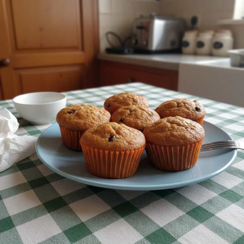 Foto deliciosa de Cupcake de Banana com Canela pronta para servir - Outras Receitas