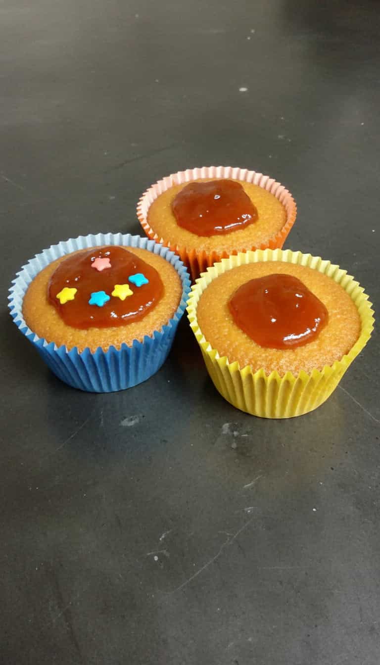 Cupcakes de Fubá com Goiabada
