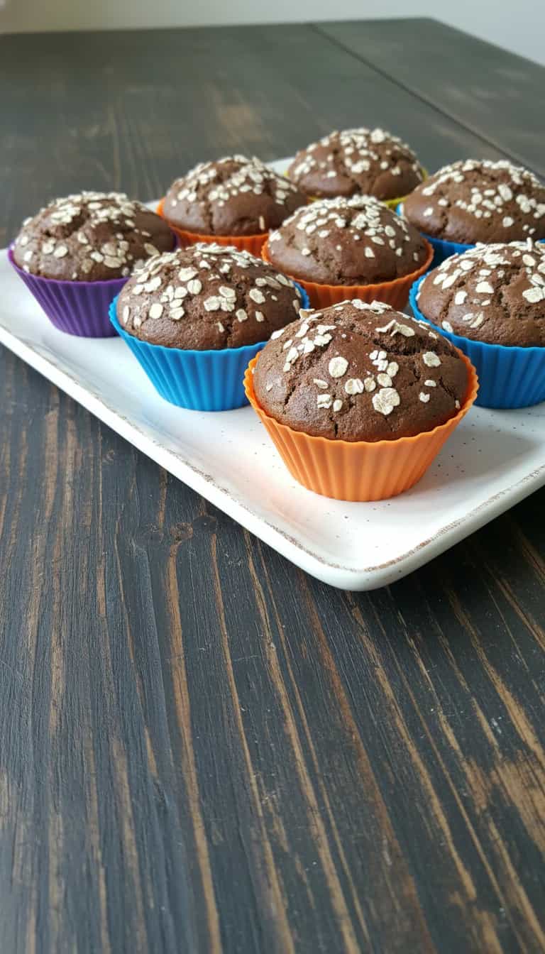 Foto deliciosa de Cupcakes Integrais de Amendoim pronta para servir - Bolos & Cupcakes