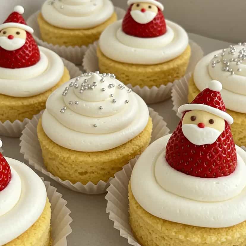 Foto deliciosa de Cupcakes Natalinos pronta para servir - Bolos & Cupcakes