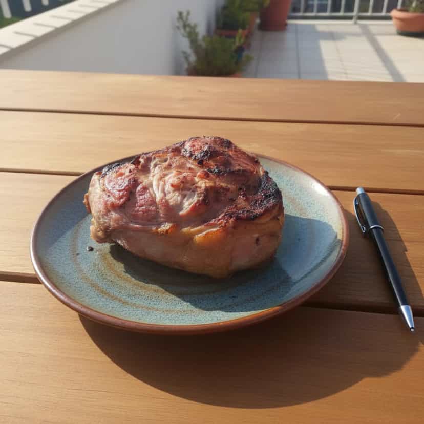 Foto deliciosa de Cupim Assado na Grelha com Bacon pronta para servir - Carnes & Frango
