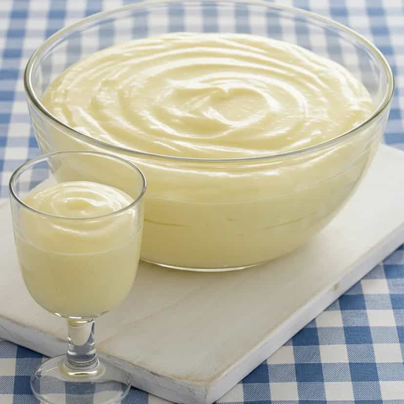 Foto deliciosa de Curau Cremoso de Milho Verde pronta para servir - Pudins & Cremes