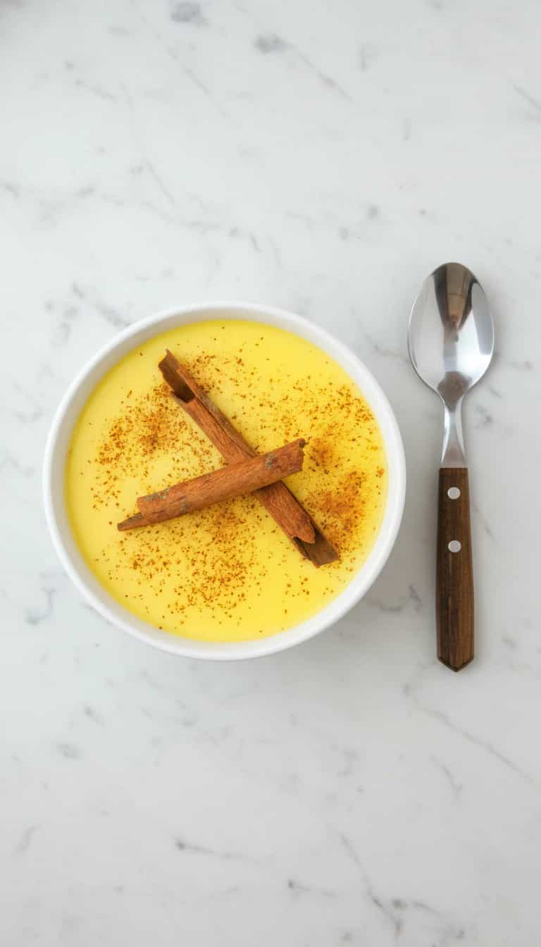 Foto deliciosa de Curau Cremoso de Milho Verde pronta para servir - Pudins & Cremes