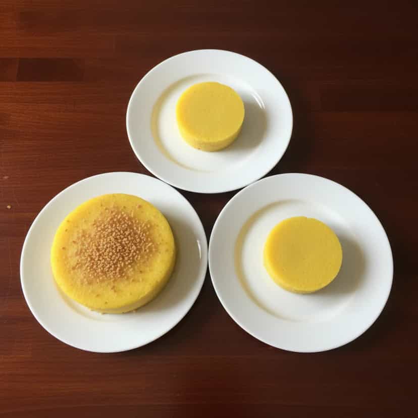 Foto deliciosa de Curau Cremoso de Milho Verde pronta para servir - Pudins & Cremes