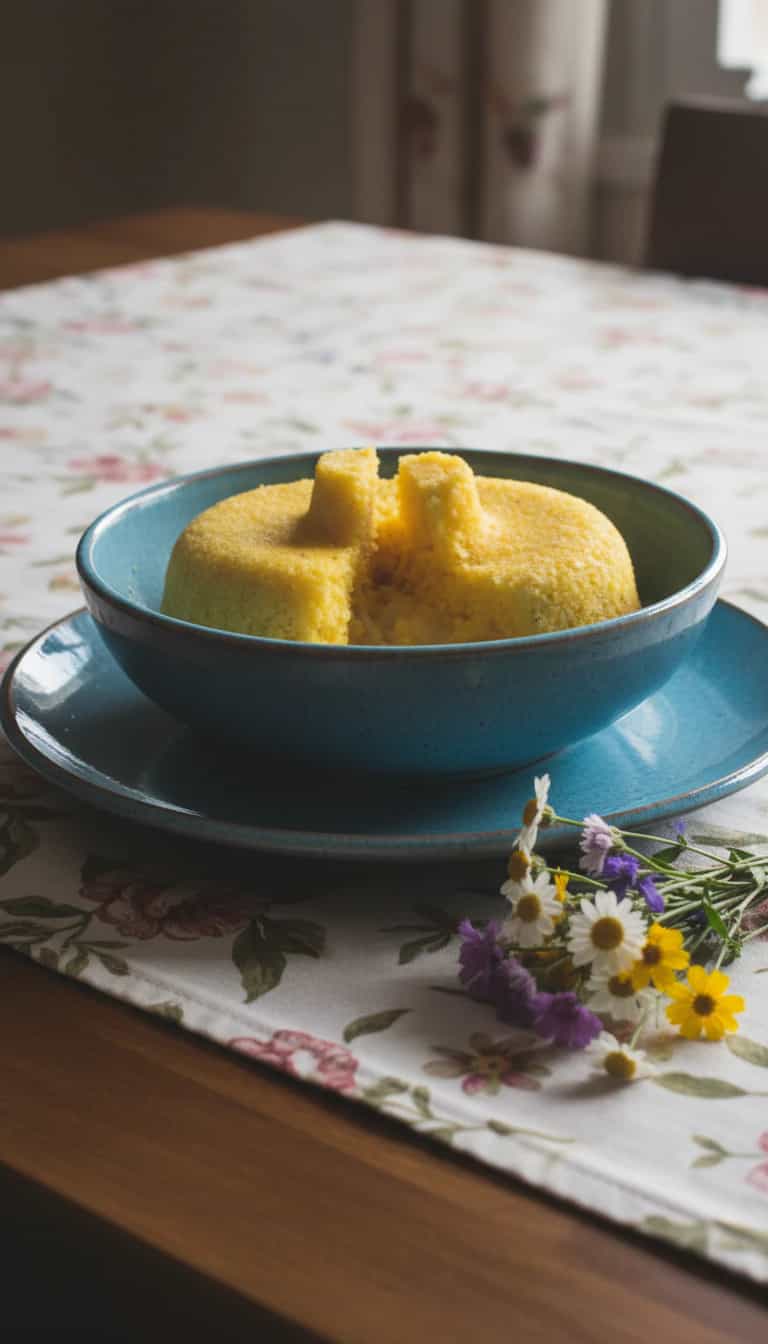 Foto deliciosa de Cuscuz Cremoso de Queijo e Coco pronta para servir - Outras Receitas