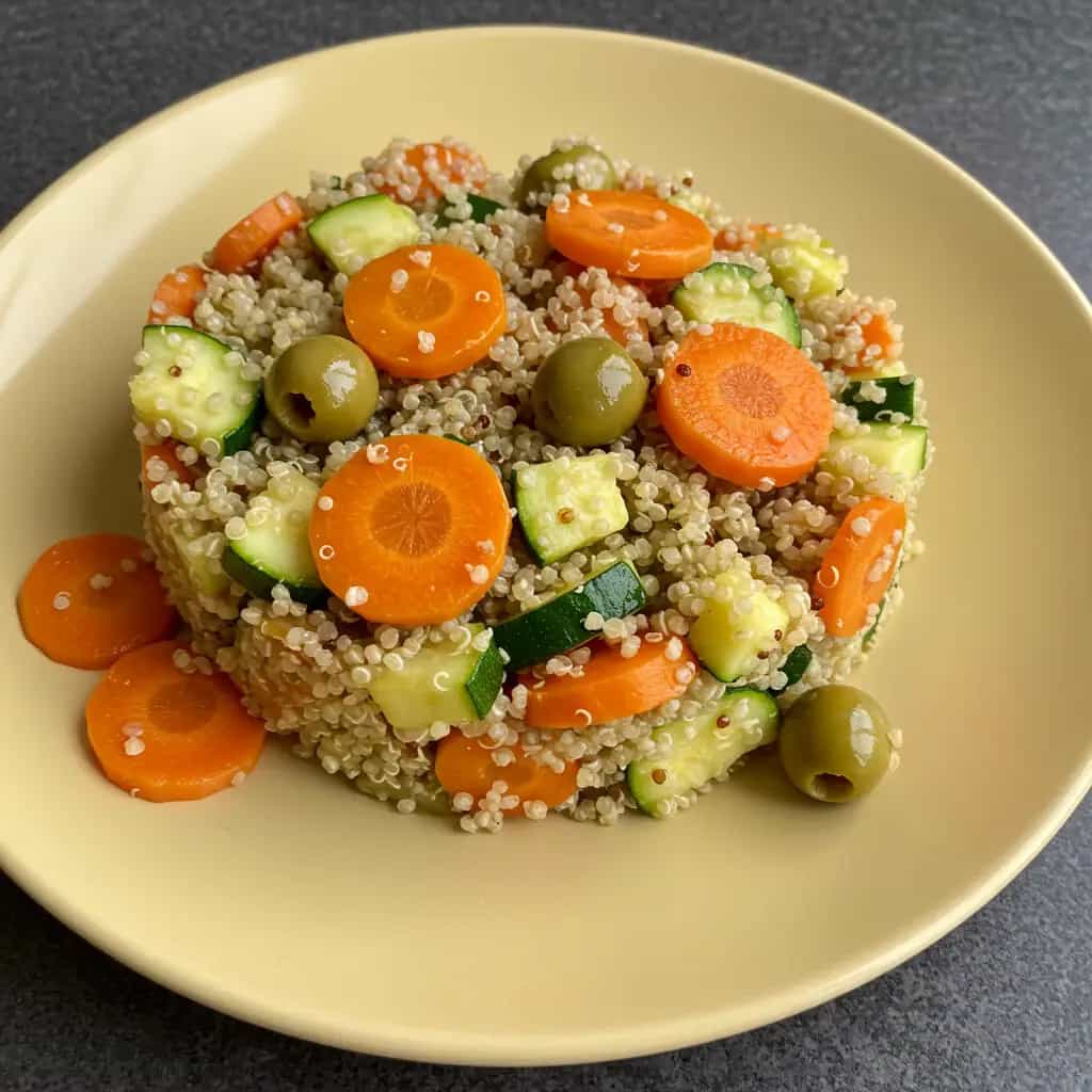 Cuscuz de Quinoa com Legumes