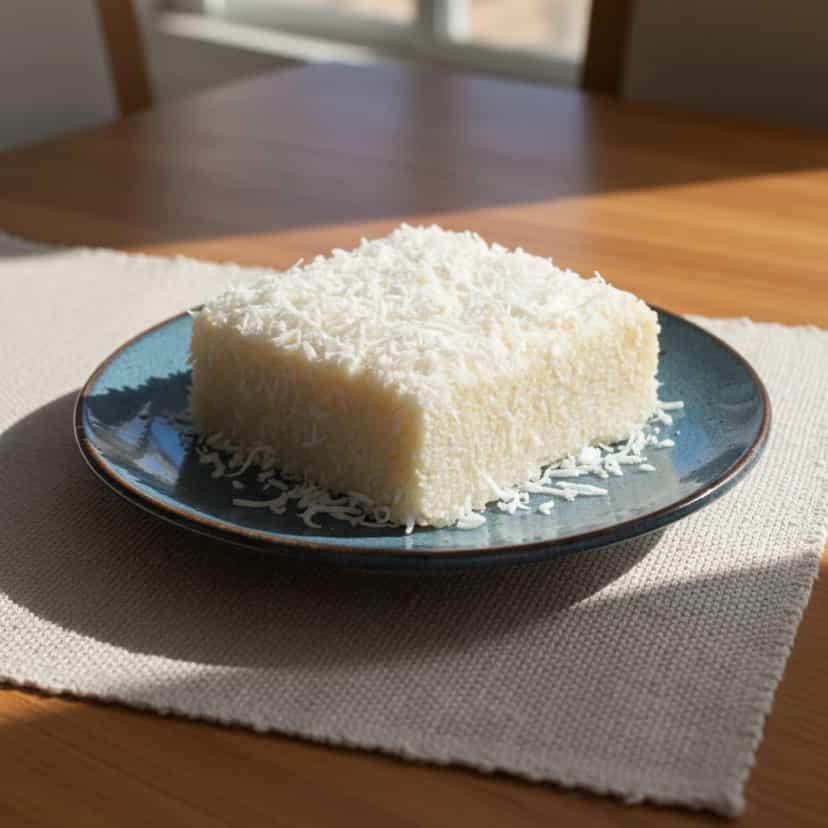 Foto deliciosa de Cuscuz de Tapioca Cremoso sem Lactose pronta para servir - Tapioca & Cuscuz