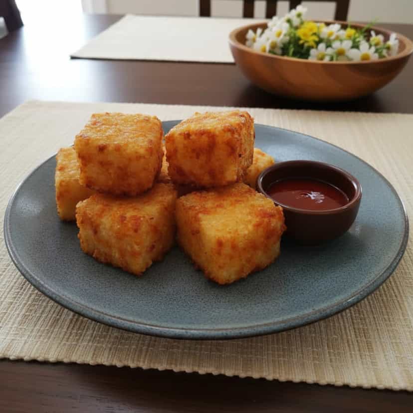 Foto deliciosa de Dadinho de Tapioca pronta para servir - Salgadinhos
