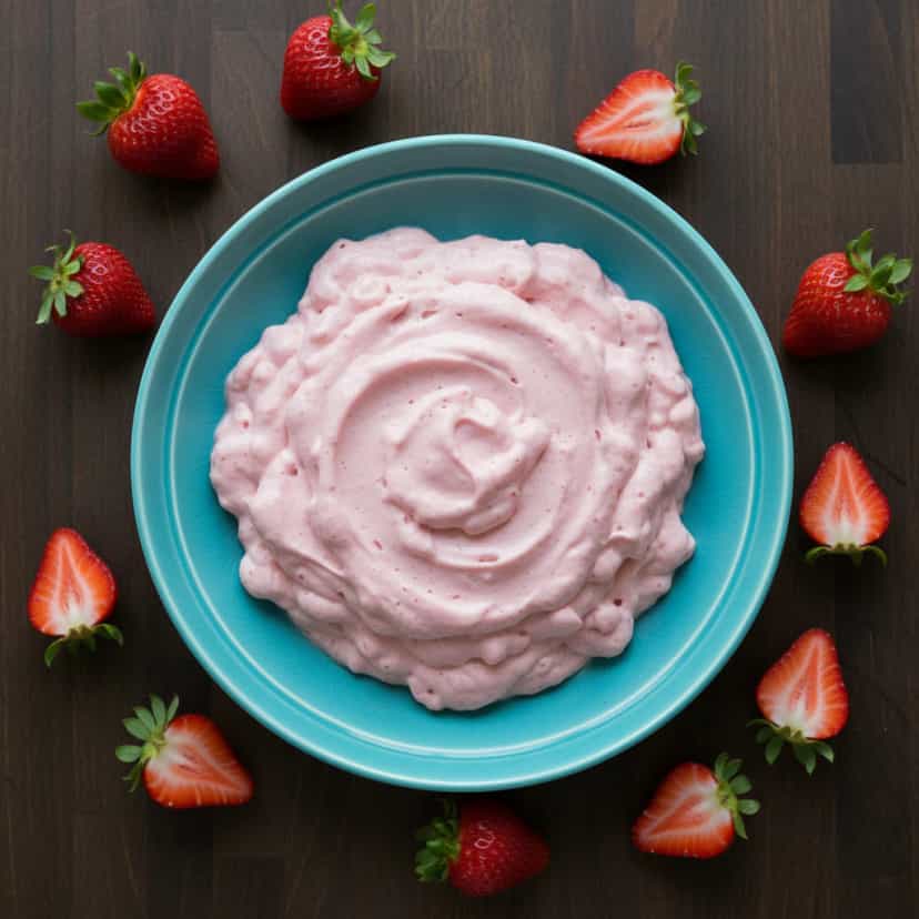 Foto deliciosa de Danoninho Cremoso Caseiro pronta para servir - Pastas & Patês