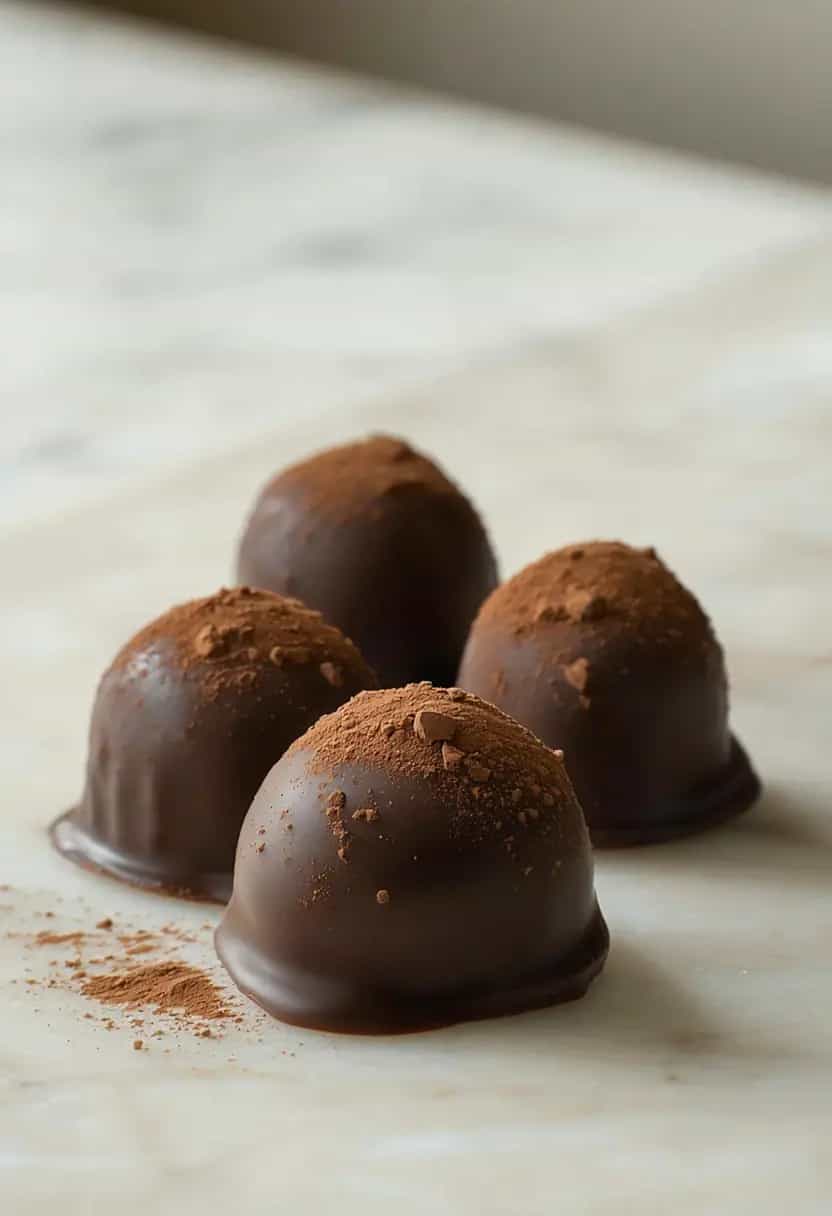 Trufas de Chocolate Amargo