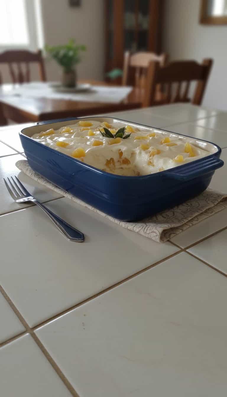 Foto deliciosa de Delícia Gelada de Abacaxi e Goiabada pronta para servir - Doces Gelados & Sorvetes