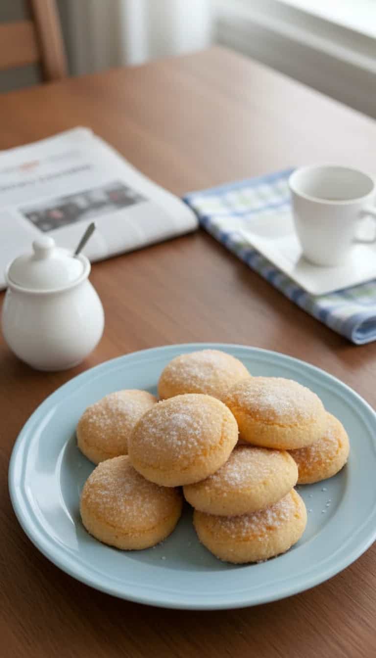 Foto deliciosa de Deliciosas Broinhas de Fubá com Queijo pronta para servir - Snacks Assados