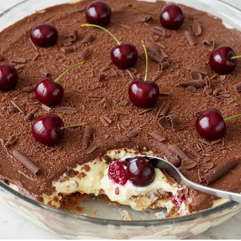 Foto deliciosa de Delicioso Pavê de Natal pronta para servir - Outras Receitas