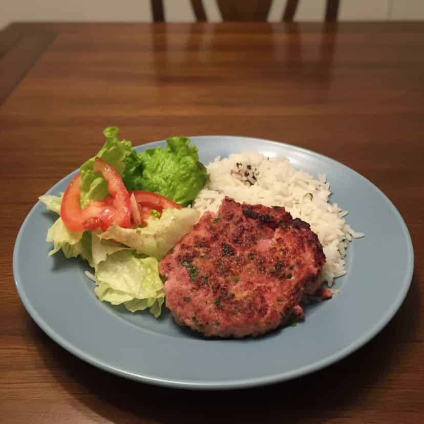 Foto deliciosa de Deliciosos Hambúrgueres de Pernil pronta para servir - Salgadinhos