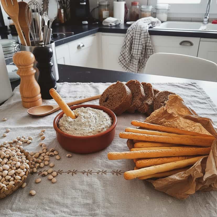 Foto deliciosa de Dip de Feijão Fradinho pronta para servir - Pastas & Patês
