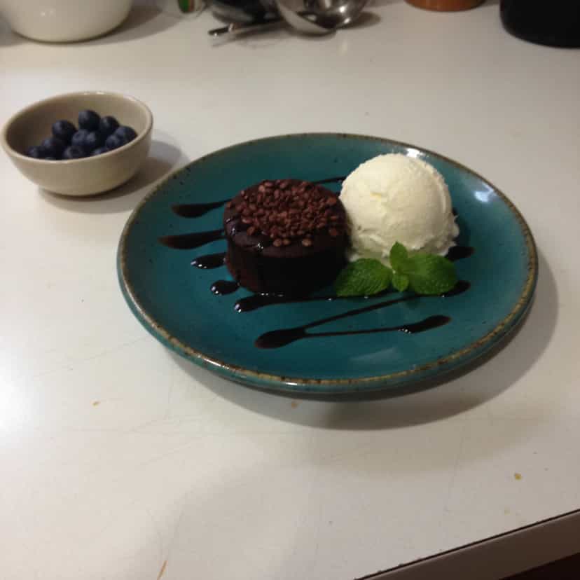Foto deliciosa de Discos de Chocolate com Sorvete pronta para servir - Outras Receitas