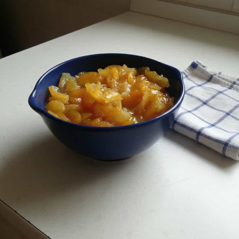 Foto deliciosa de Doce Cremoso de Casca de Tangerina pronta para servir - Pudins & Cremes