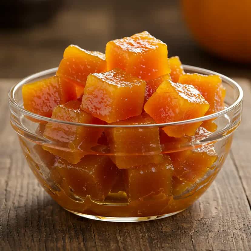 Foto deliciosa de Doce de Abóbora Cremoso pronta para servir - Pudins & Cremes