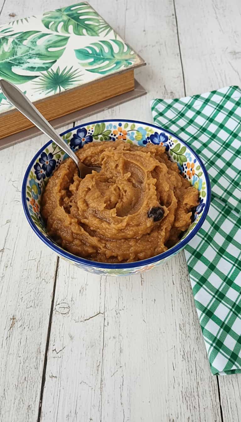 Foto deliciosa de Doce de Banana Cremoso pronta para servir - Pudins & Cremes