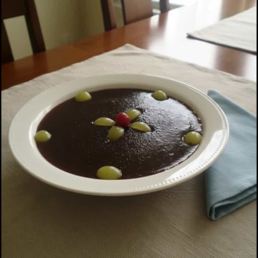 Foto deliciosa de Doce de Coco com Recheio de Chocolate pronta para servir - Pudins & Cremes