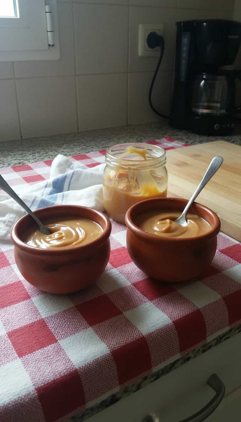 Foto deliciosa de Doce de Leite de Amêndoas Cremoso pronta para servir - Pudins & Cremes