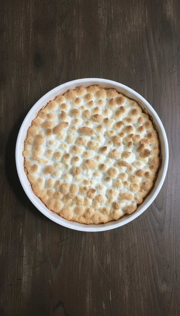 Foto deliciosa de Doce de Maçã com Canela e Suspiro pronta para servir - Outras Receitas