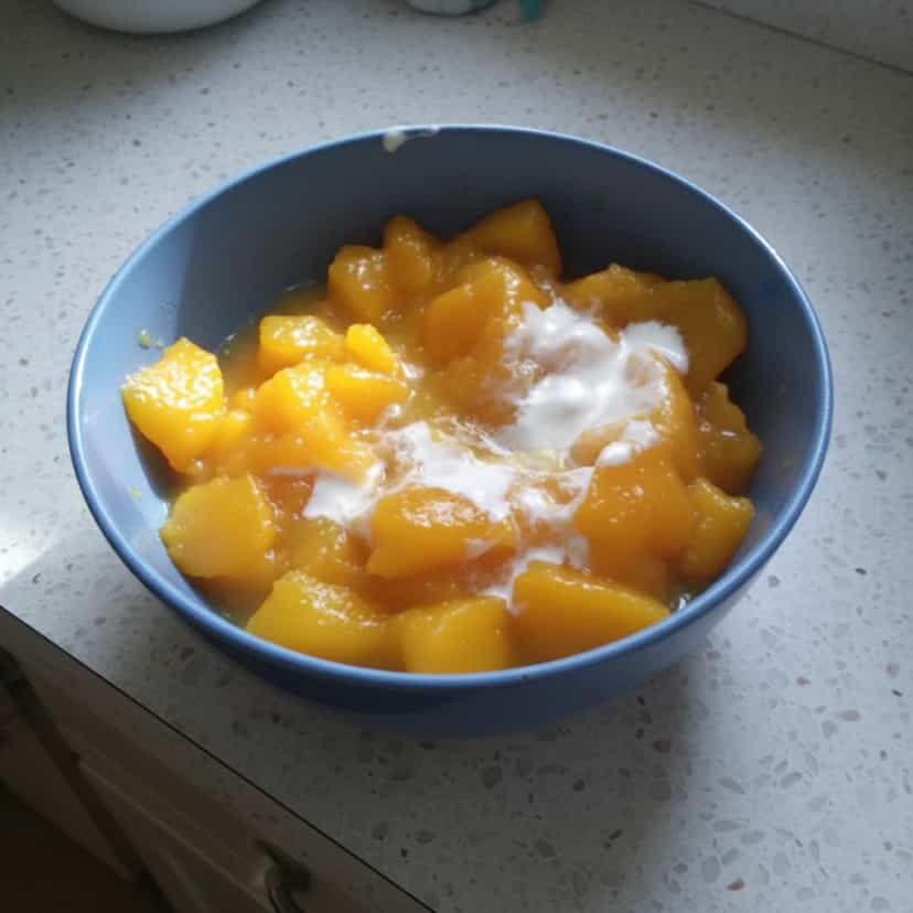 Foto deliciosa de Doce de Manga em Calda pronta para servir - Outras Receitas