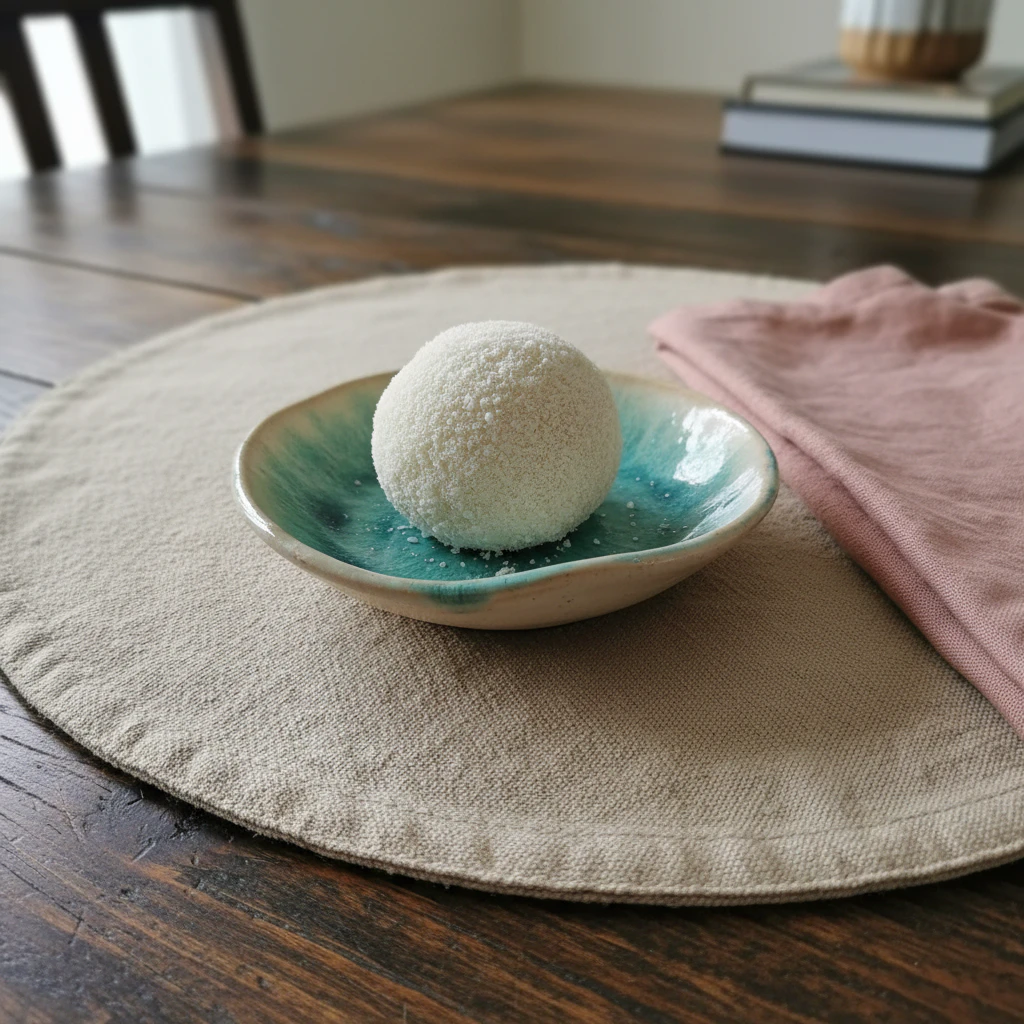 Foto deliciosa de Docinho de Mandioca Cremoso pronta para servir - Pudins & Cremes