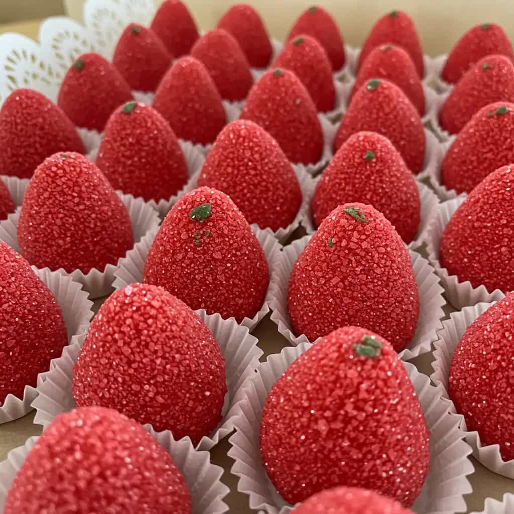 Docinhos Moranguinhos de Coco