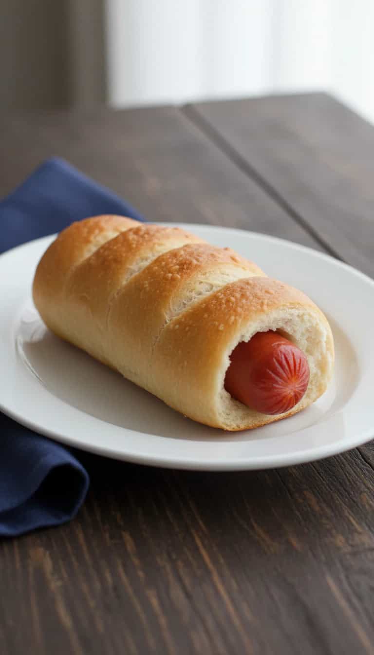 Foto deliciosa de Dog Roll de Parmesão pronta para servir - Salgadinhos