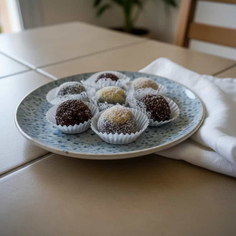 Foto deliciosa de Dois Amores de Leite Condensado pronta para servir - Sem Assar