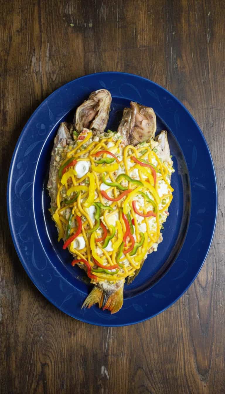 Dourado Recheado na Grelha