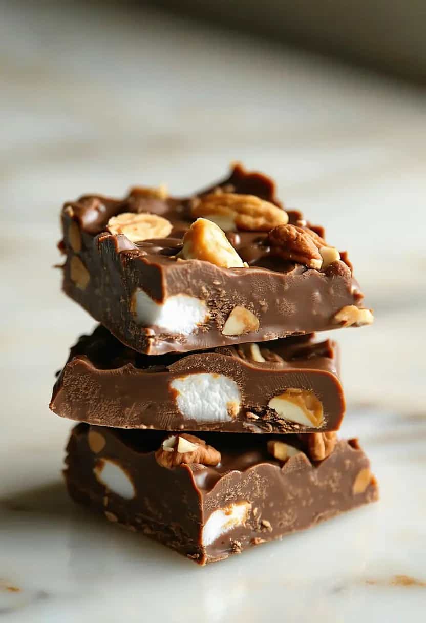 Fudge Fácil de Rocky Road
