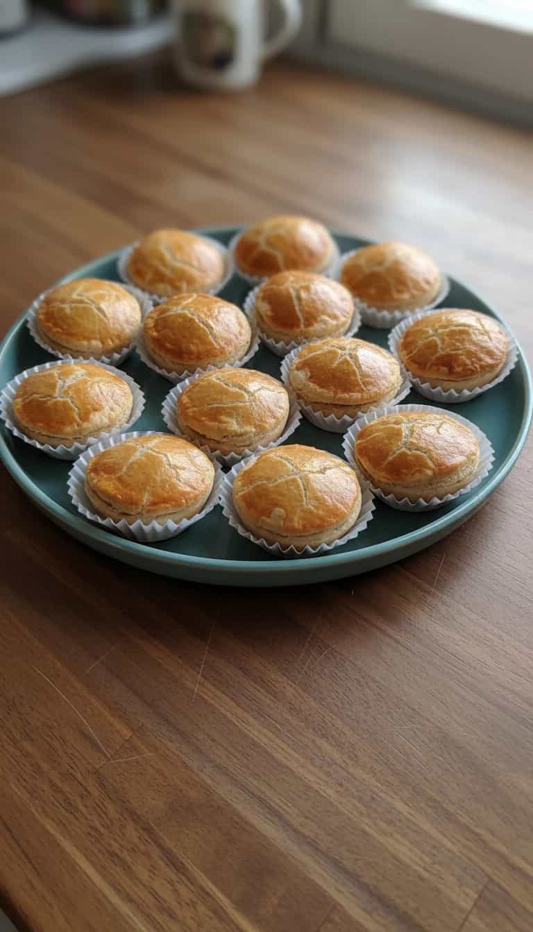 Foto deliciosa de Empada de Massa Podre pronta para servir - Lanches de Padaria