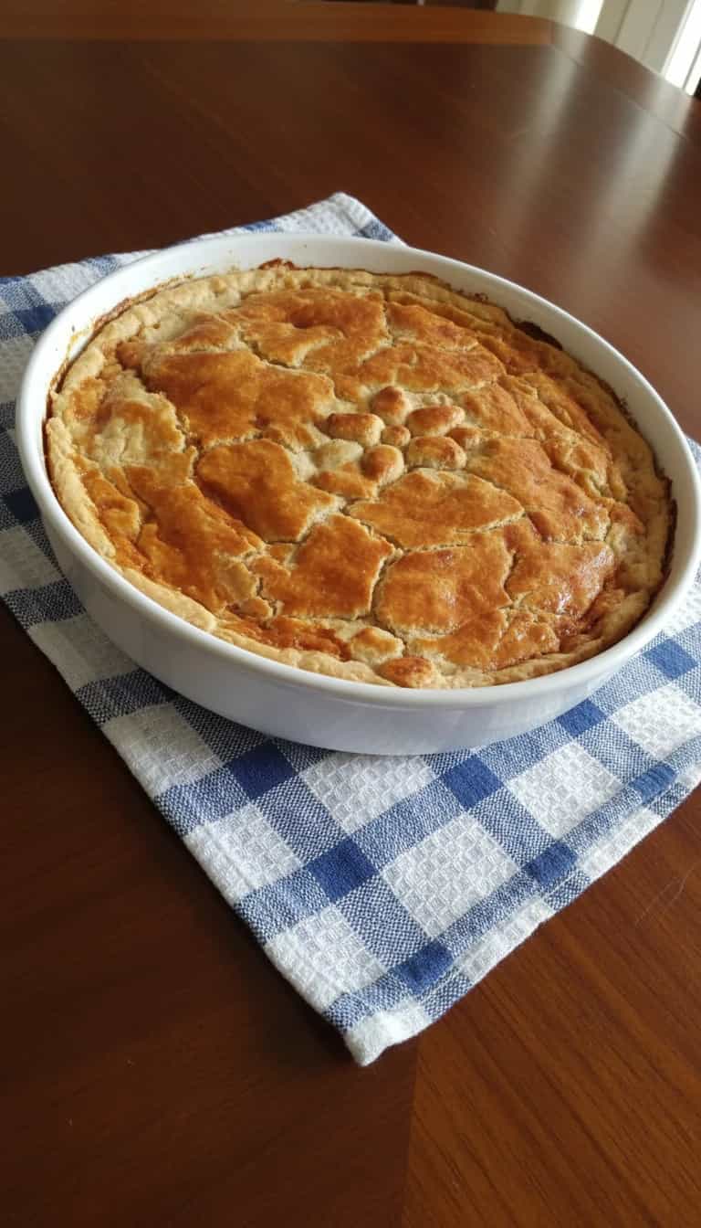Foto deliciosa de Empadão de Frango Cremoso pronta para servir - Carnes & Frango