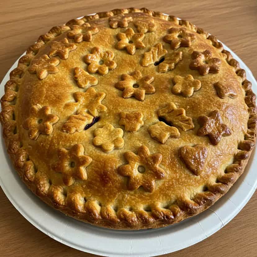 Foto deliciosa de Empadão de Frango Cremoso pronta para servir - Carnes & Frango