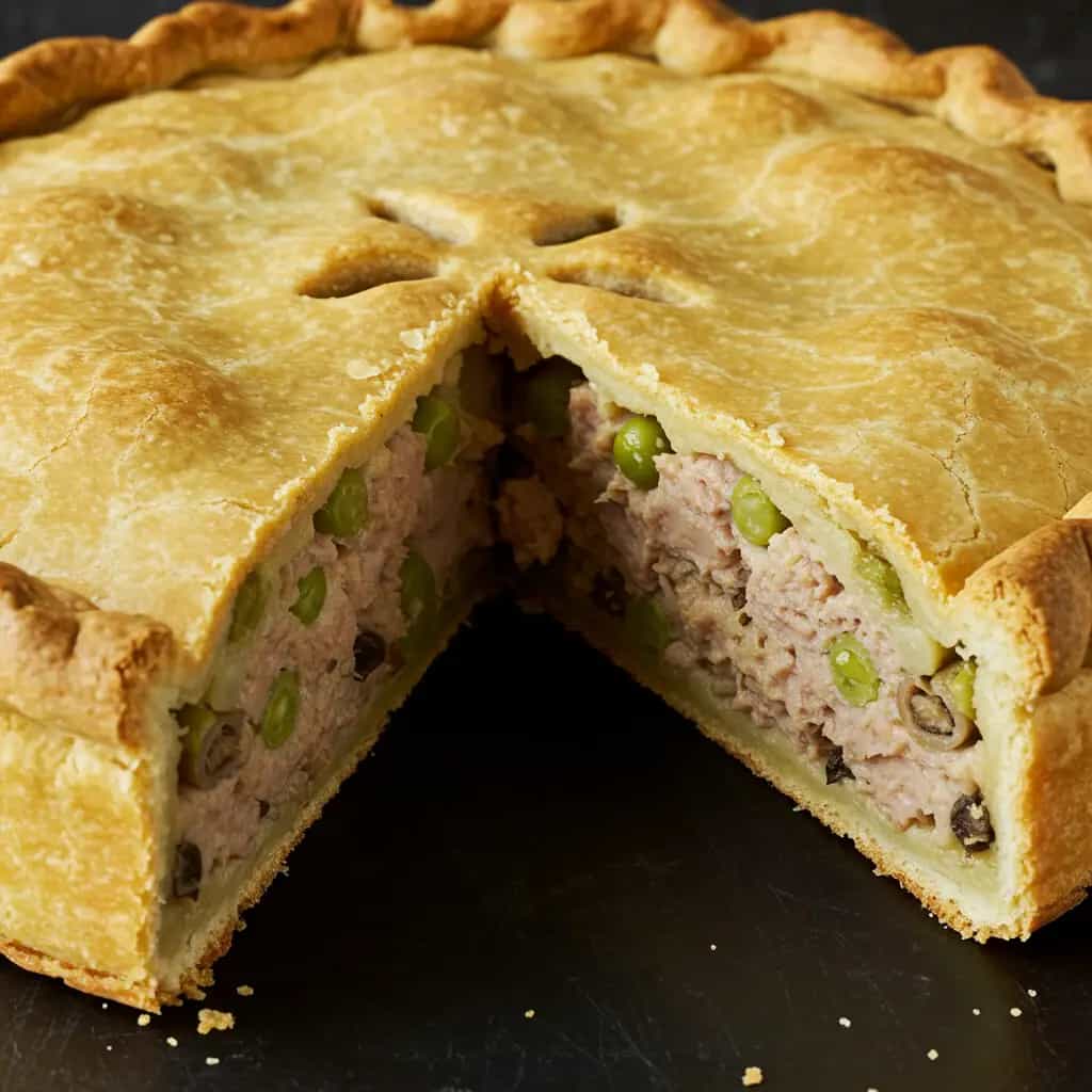 Empadão de Frango e Ervilha