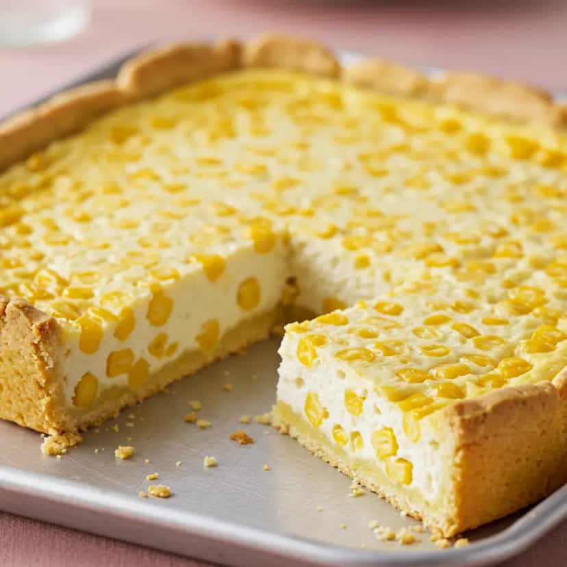 Foto deliciosa de Empadão de Milho Cremoso pronta para servir - Pizzas & Salgados