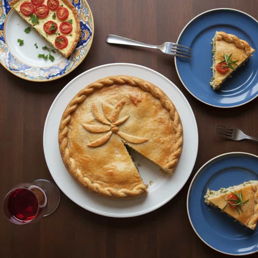 Foto deliciosa de Empadão de Soja pronta para servir - Pizzas & Salgados