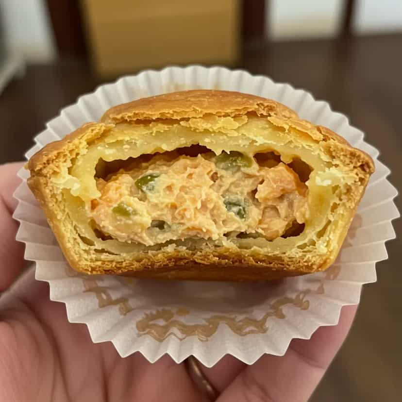 Foto deliciosa de Empadinha de Frango com Azeitona pronta para servir - Salgadinhos