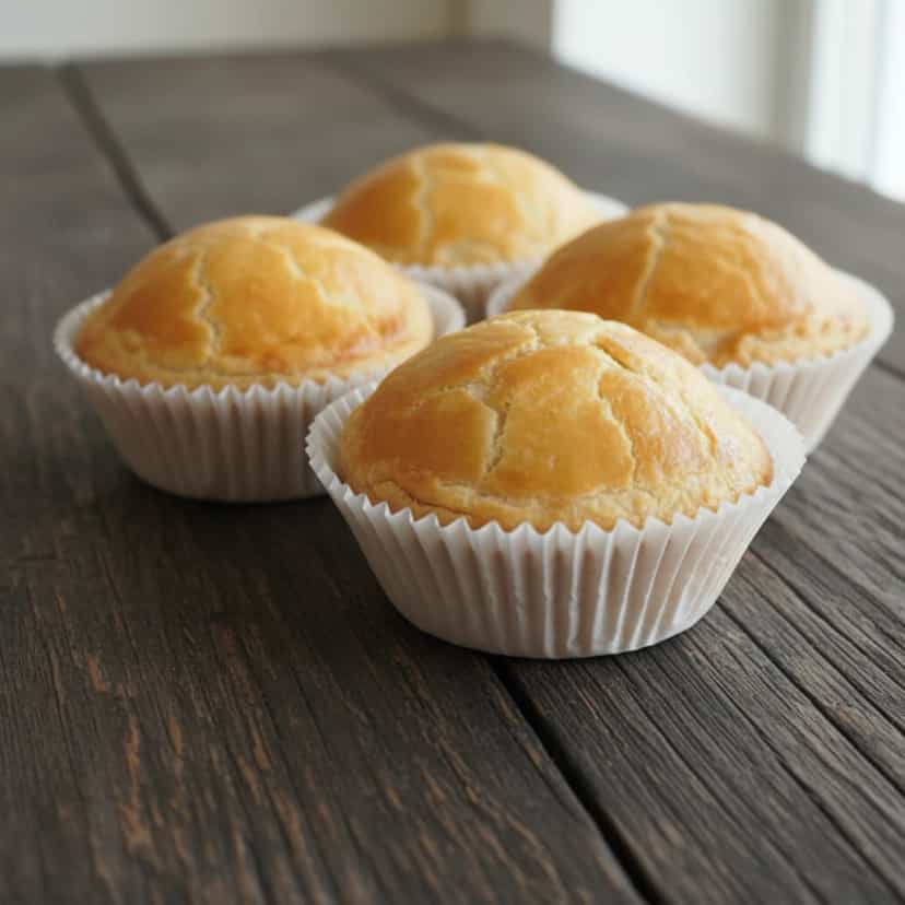 Foto deliciosa de Empadinha de Queijo Coalho pronta para servir - Salgadinhos