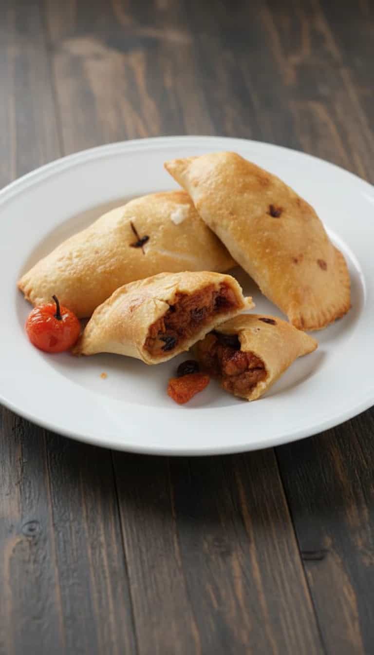 Foto deliciosa de Empanadas de Peixe e Camarão pronta para servir - Peixes & Frutos do Mar