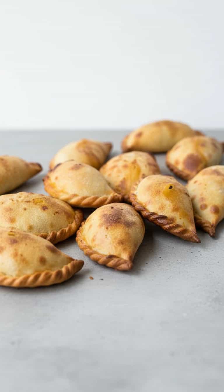Foto deliciosa de Empanadas de Quinoa e Brócolis pronta para servir - Pizzas & Salgados