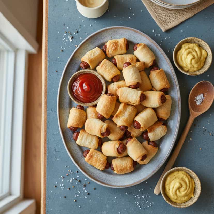 Foto deliciosa de Enroladinho de Pastel pronta para servir - Salgadinhos