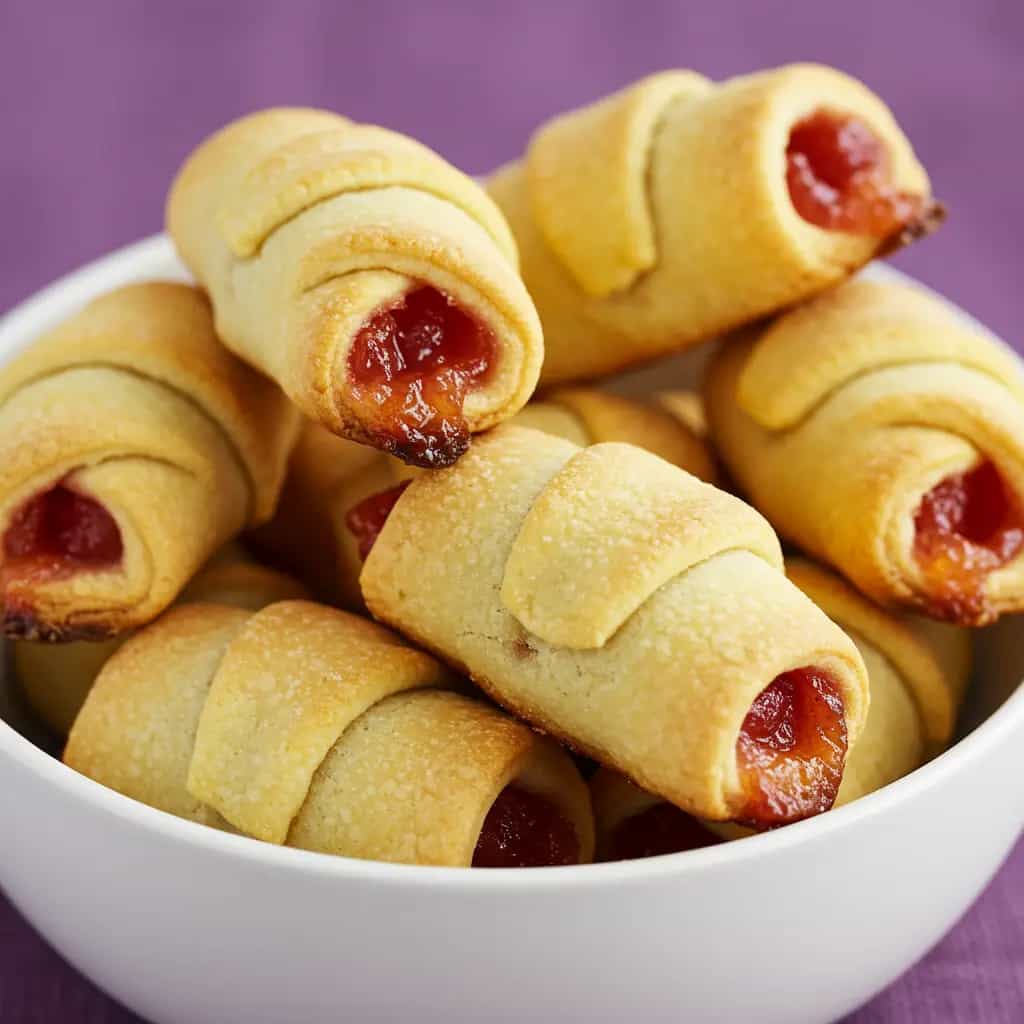 Enroladinhos de Pizza com Salsicha