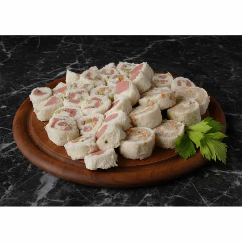 Foto deliciosa de Enroladinhos de Salsicha pronta para servir - Salgadinhos