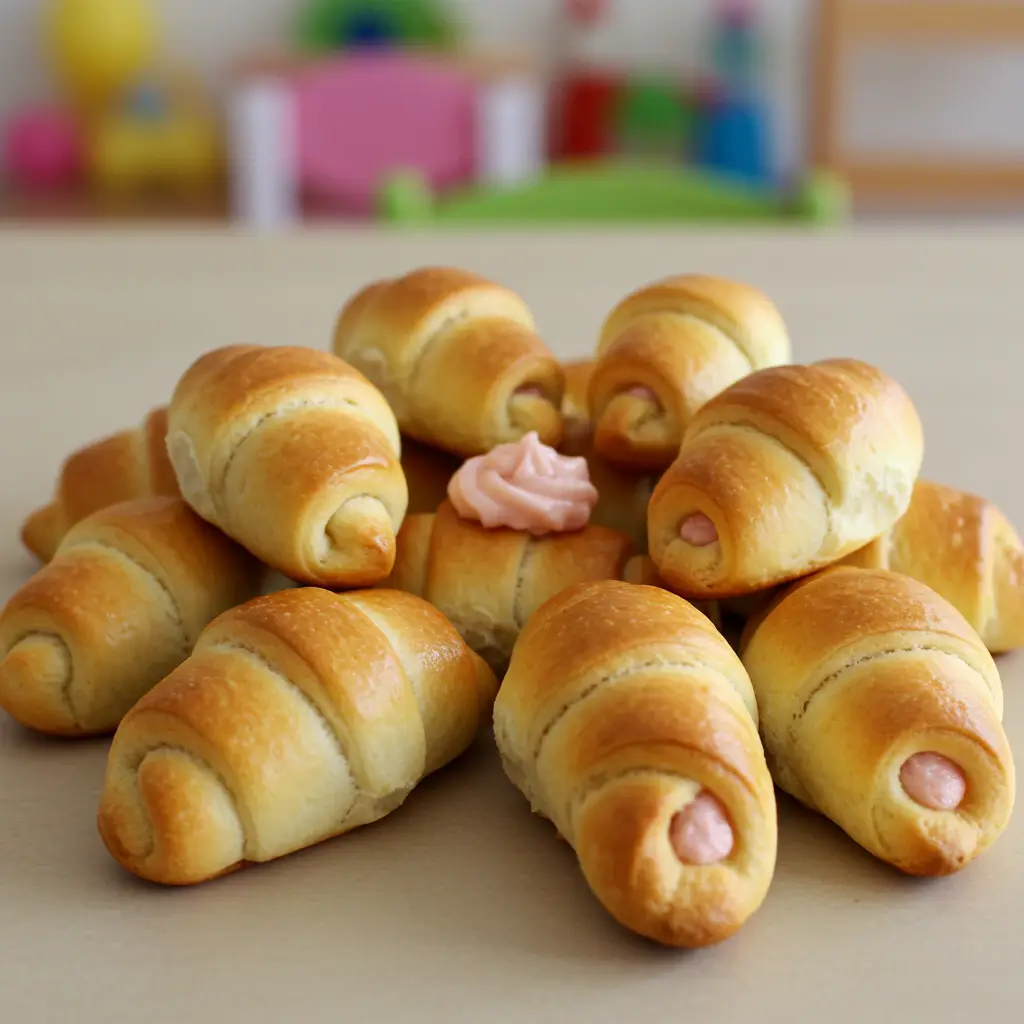 Enroladinhos de Salsicha sem Lactose